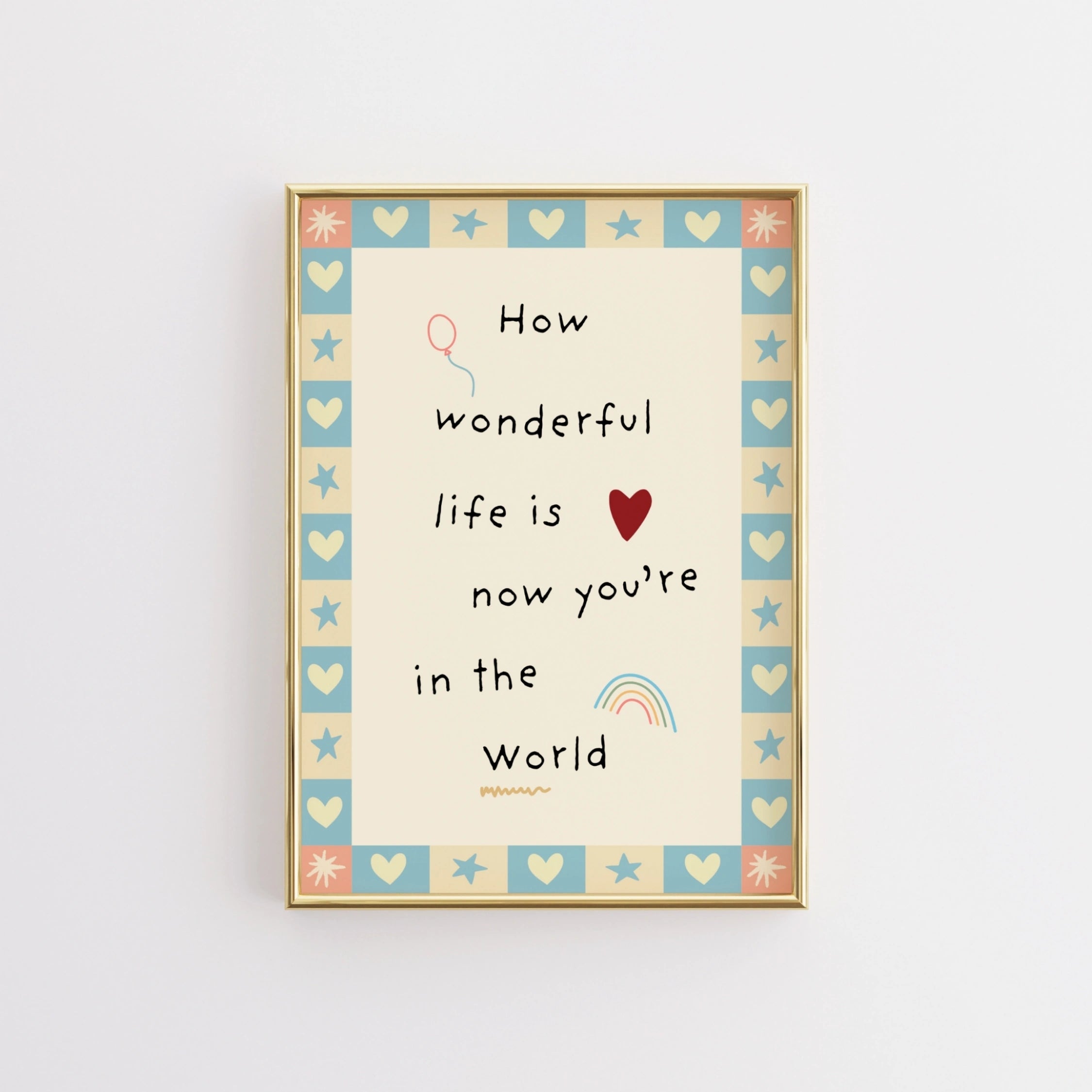 Stampa per cameretta Sweet Folk