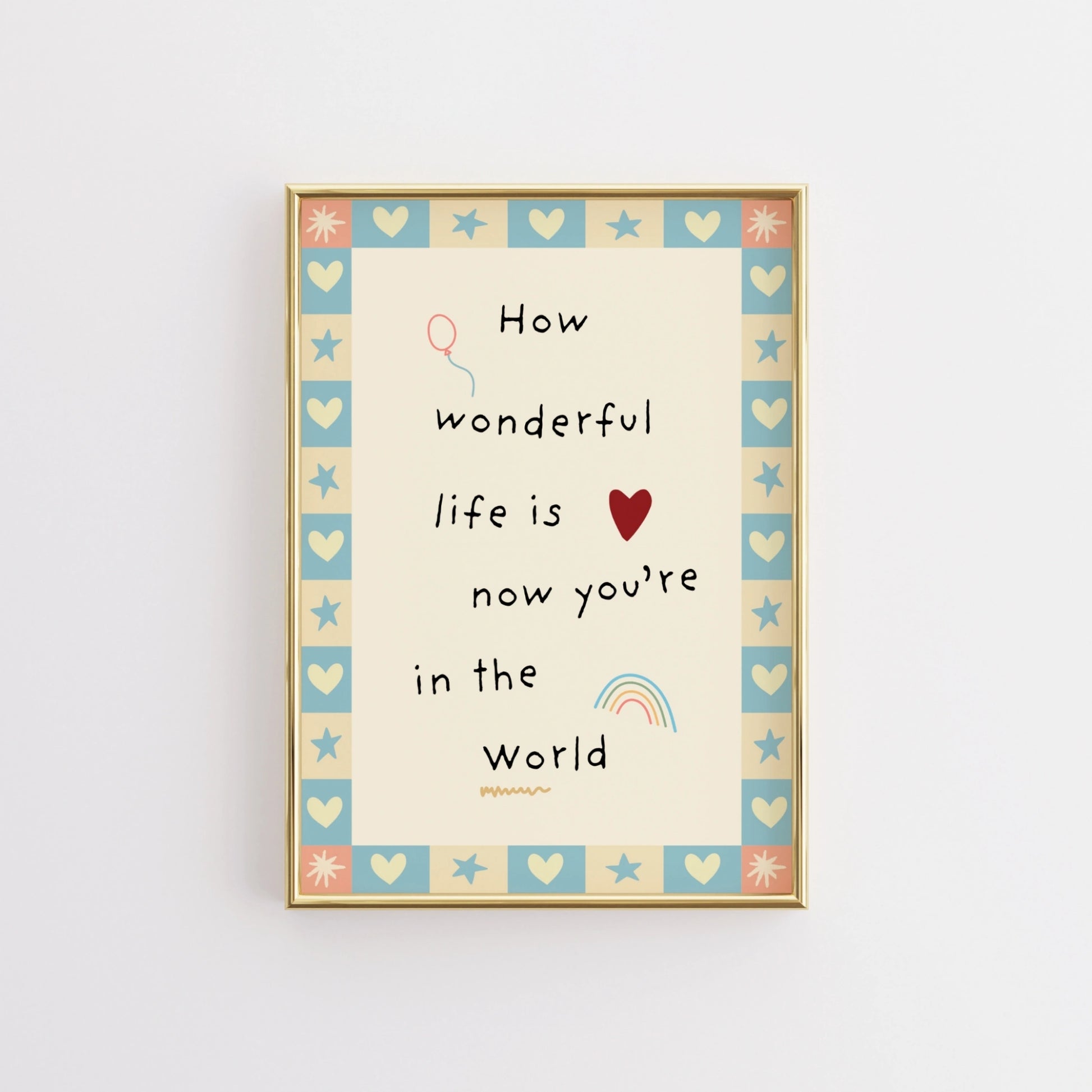 Stampa per cameretta Sweet Folk