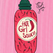 Hot Girl Sauce – Kitchen Wall Art