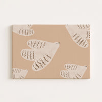 Impression sur toile pour chambre d'enfant « Colombes en vol »