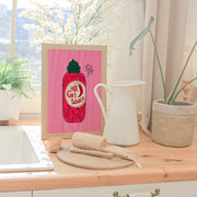 Hot Girl Sauce – Kitchen Wall Art