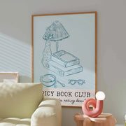 Spicy Book Club – Bookish Wall Art