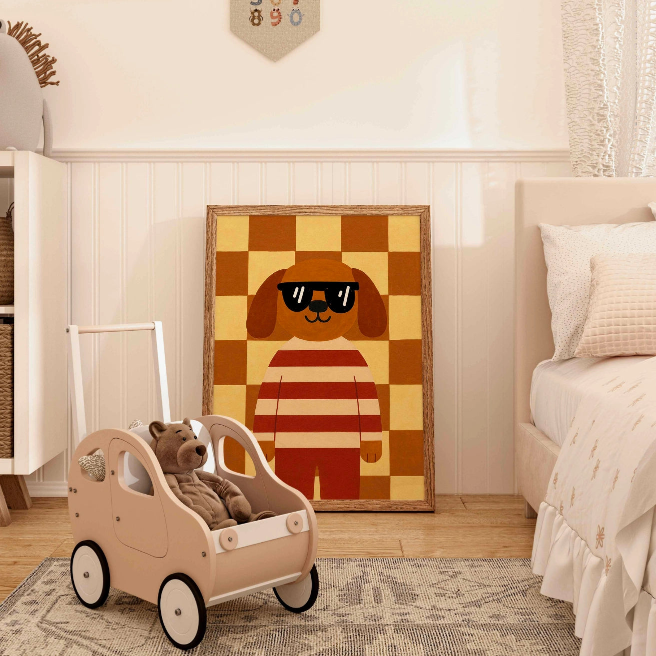 Cool Dog Nursery Wall Art