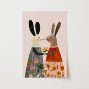 Bunny Friends – Nursery & kids wall art