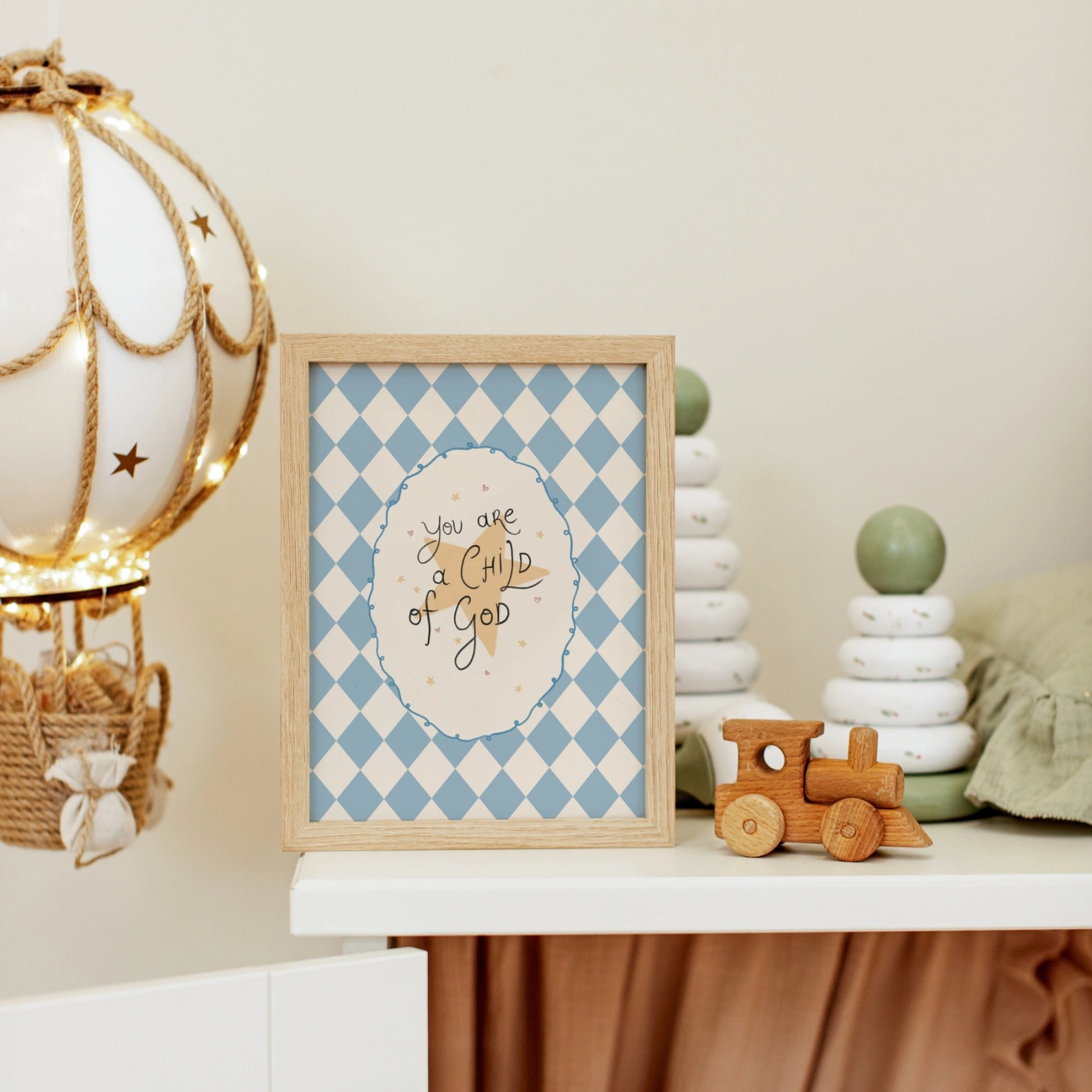 Décoration murale chrétienne pour chambre d'enfant