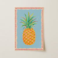 Pineapple Wall Art, Coastal Wall Decor