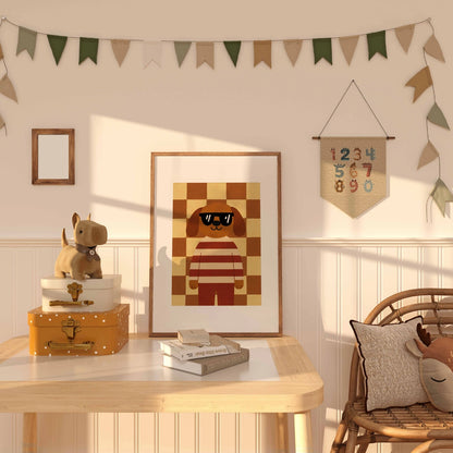 Cool Dog Nursery Wall Art