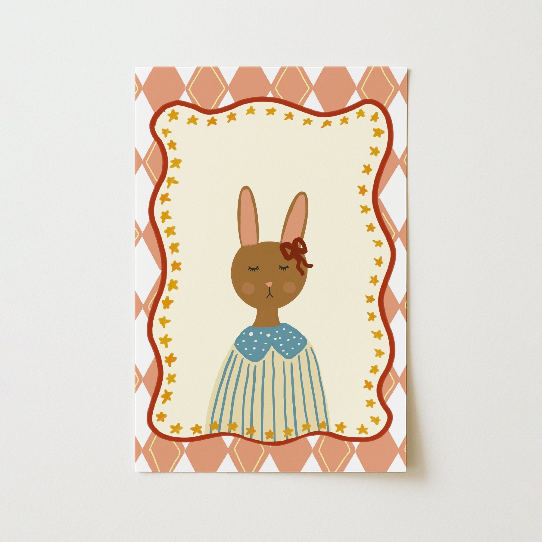 Lámina Vintage de Conejito