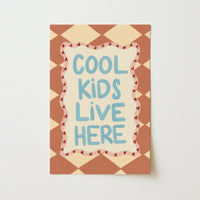 Colorful Nursery Typography Poster, Colorful Kids Decor