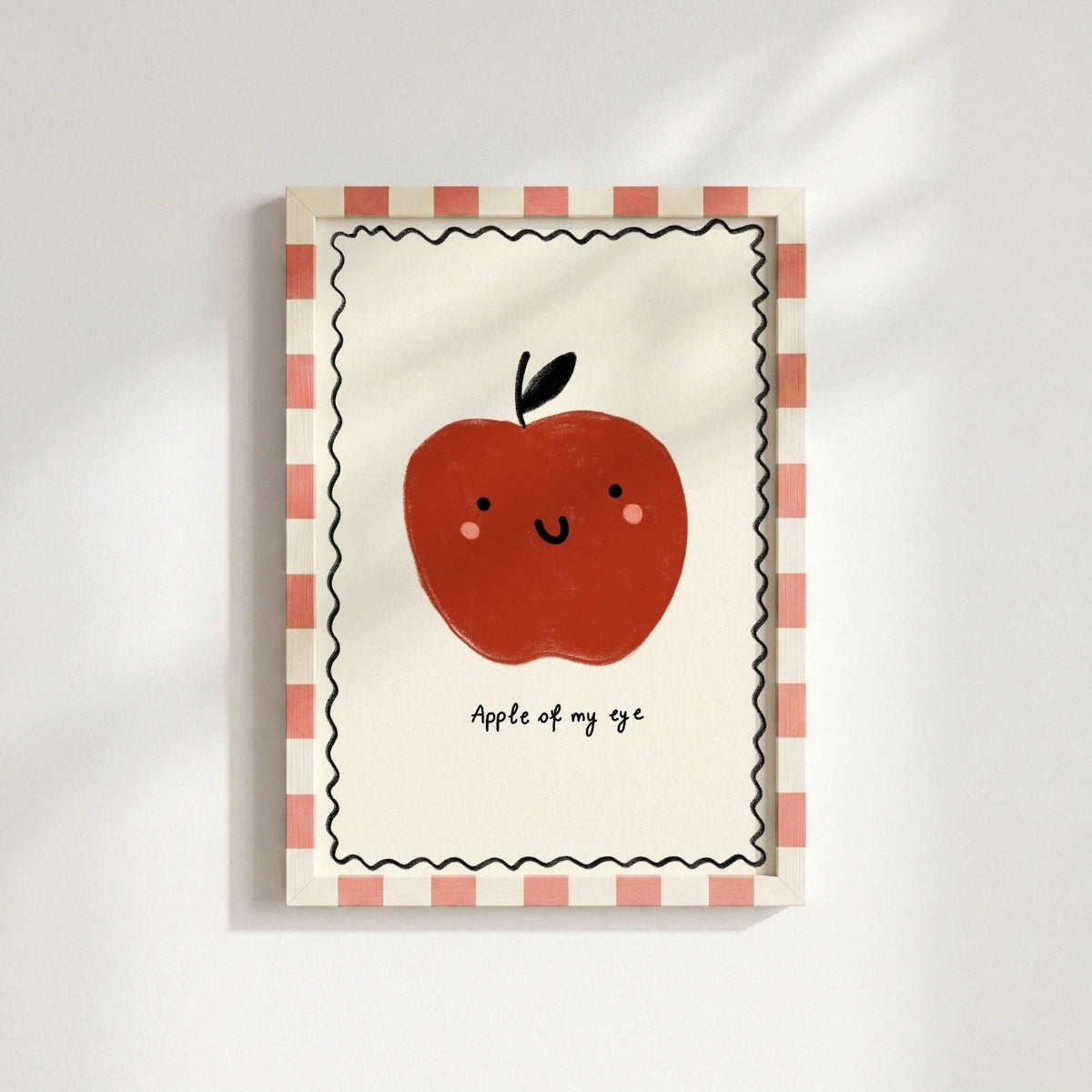 Quadretti "Apple of My Eye" – Stampa per cameretta, Decorazione per stanza bambini