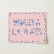Vamos a la Playa - Poster costiero