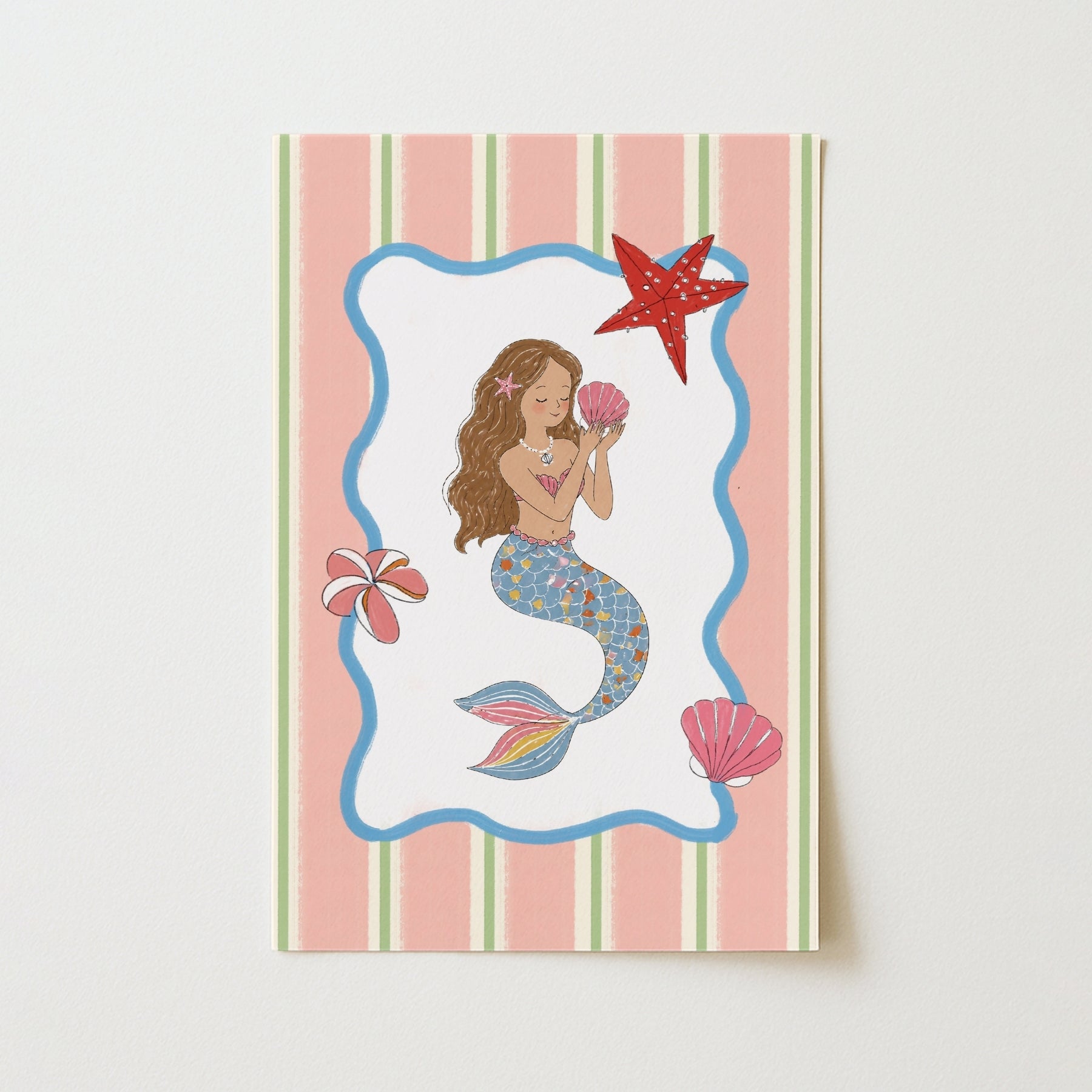 Mermaid Coastal Wall Art