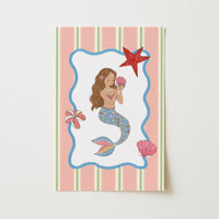 Mermaid Coastal Wall Art