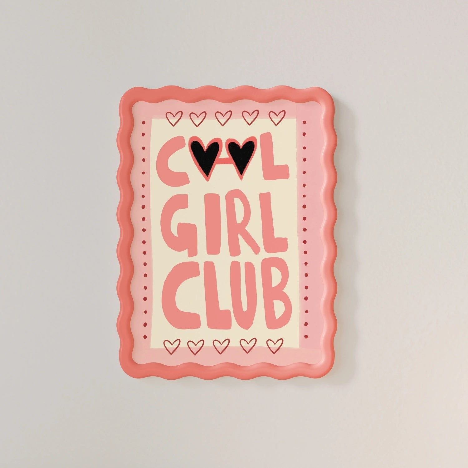 Cool Girl Club Nursery Print, Girls Room Decor