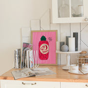 Hot Girl Sauce – Kitchen Wall Art