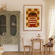Cool Dog in Sunglasses – Nursery & Kids Wall Art