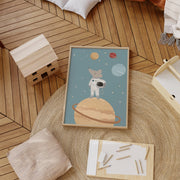 Mouse Astronaut – Nursery & kids wall art