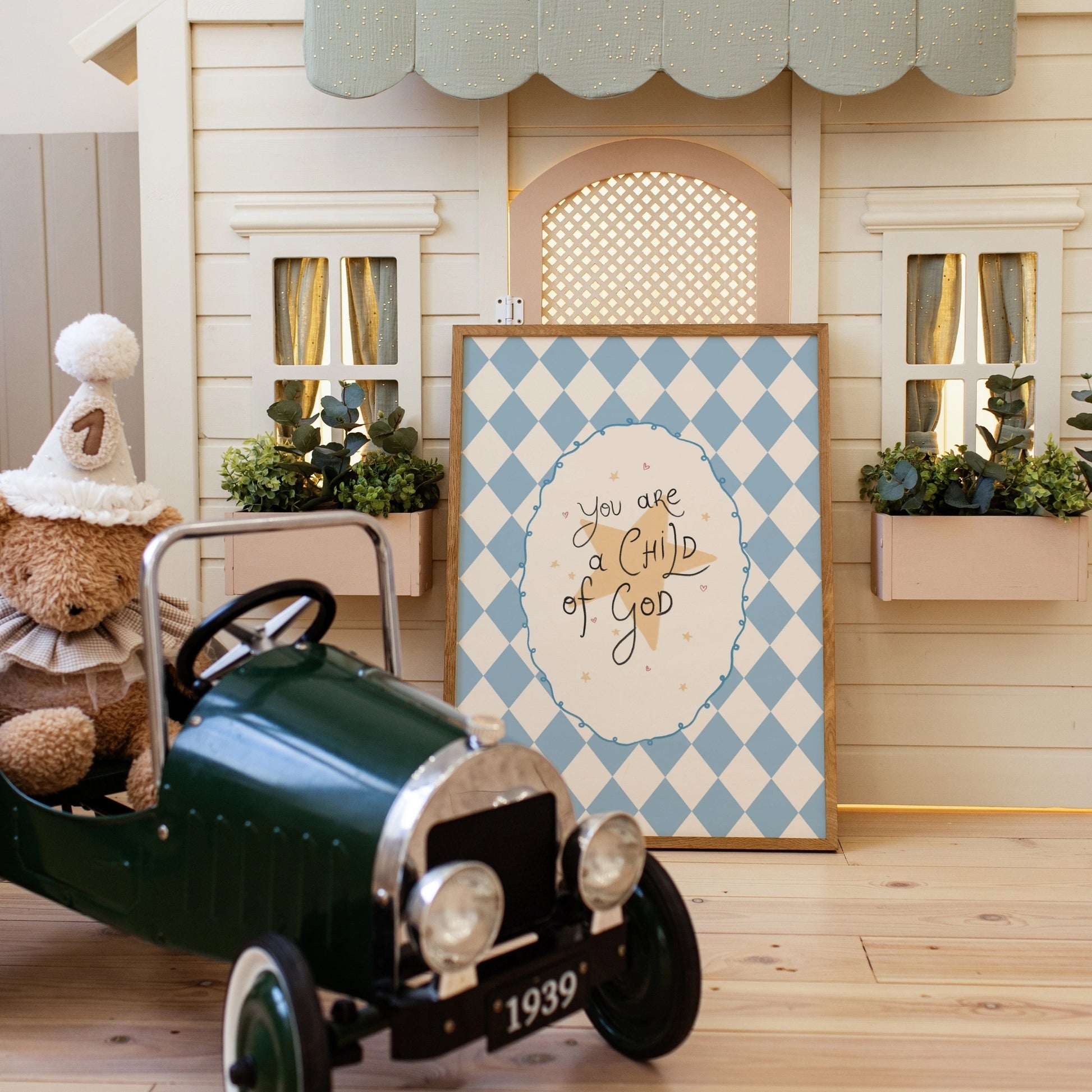 Décoration murale chrétienne pour chambre d'enfant