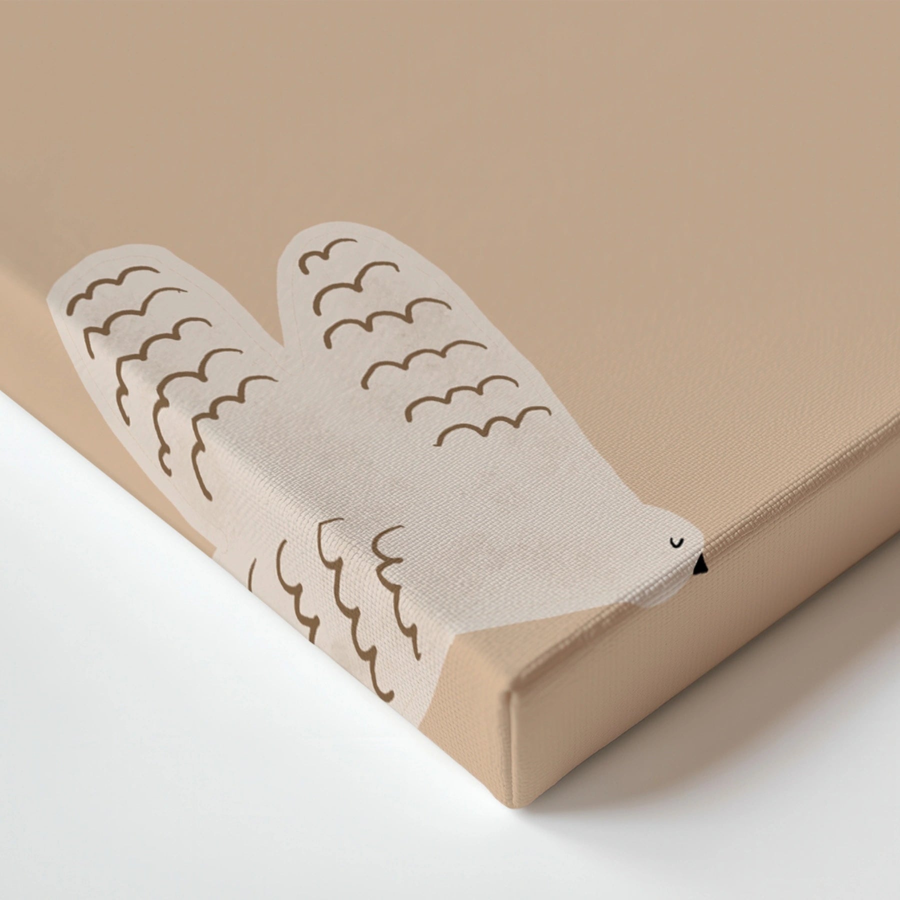 Flying Doves Nursery Canvas Print