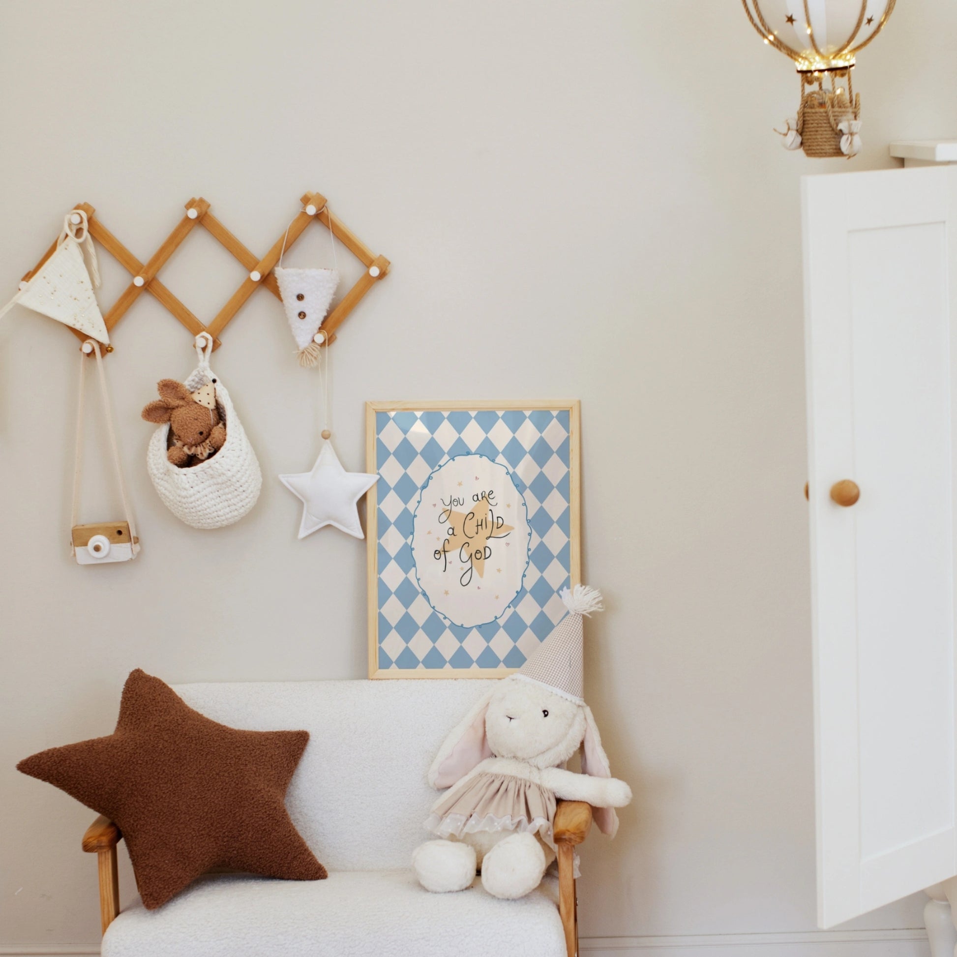 Décoration murale chrétienne pour chambre d'enfant