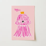 Rebel Queen Dog – Nursery & kids wall art