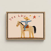 Little Rodeo Cowboy – Nursery & Kids Canvas Wall Art