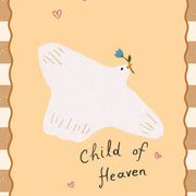 Child of Heaven with Dove - Nursery & Kids Wall Art
