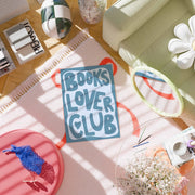 Books Lover Club Blue – Bookish Wall Art