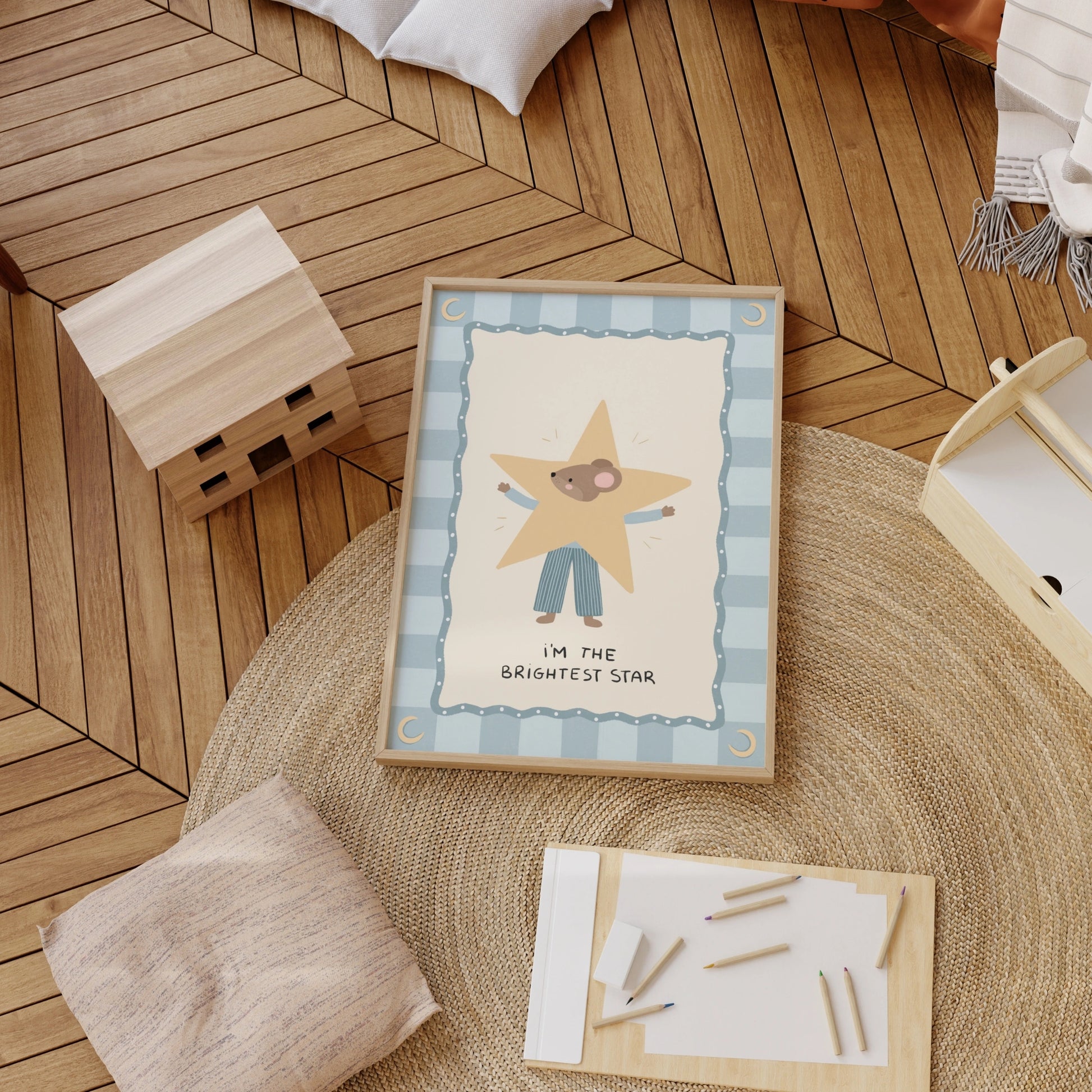 Brightest Star Nursery Print