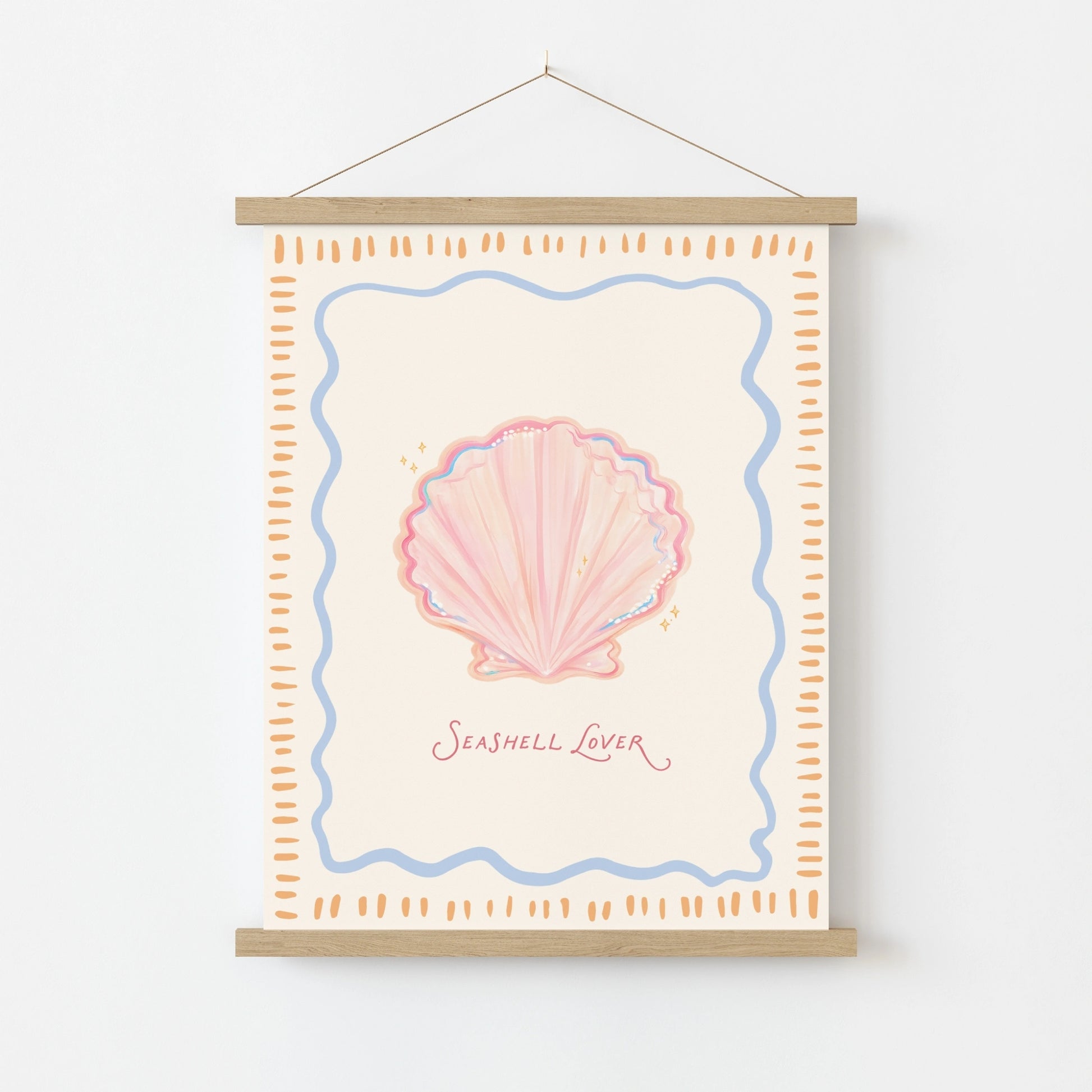 Coastal Shell Print, Coastal Wall Decor