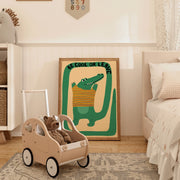 Be Cool or Leave Crocodile – Nursery & kids wall art