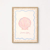 Coastal Shell Print, Coastal Wall Decor