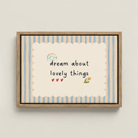 Cute Rainbow Canvas Wall Art