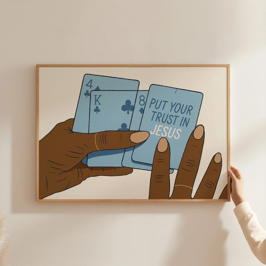 Put Your Trust in Jesus Playing Cards – Christian Faith Based Game Set