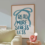 Read More Stress Less – Bookish Wall Art
