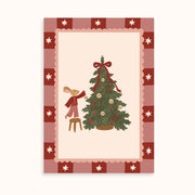 Weihnachtshase und O Holy Night – 3er-Set Weihnachtsposter