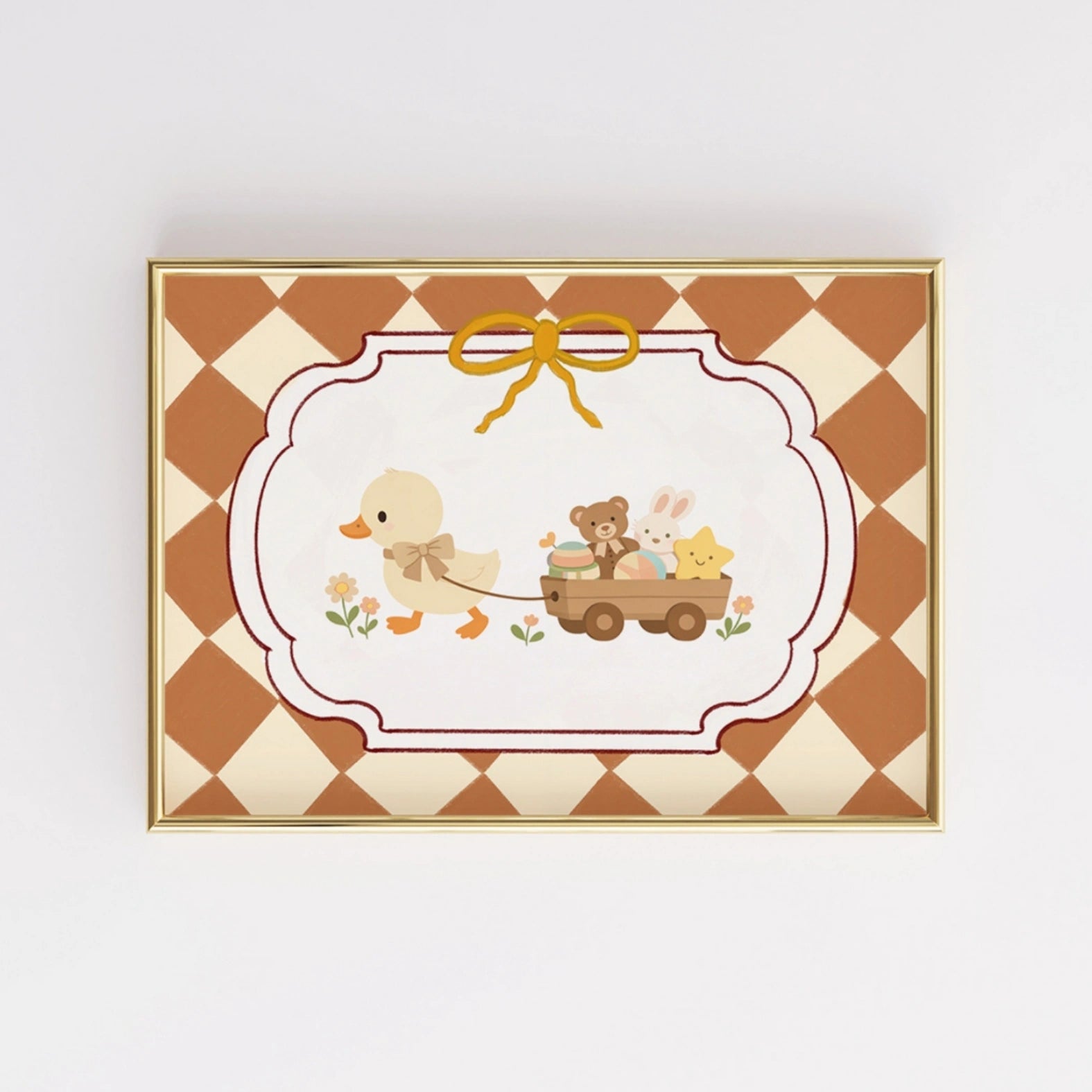 Décoration murale pour chambre d'enfant avec des canards