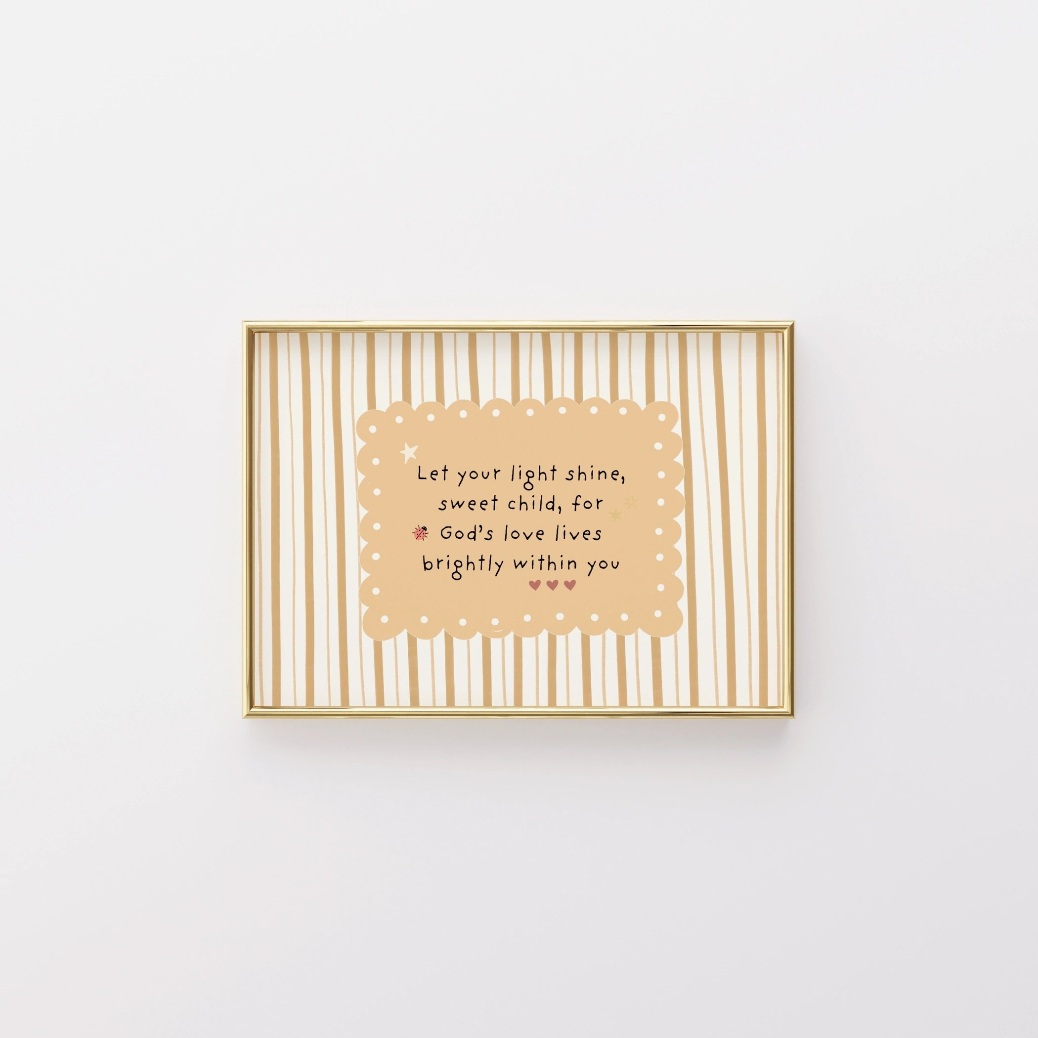 Décoration murale chrétienne pour chambre d'enfant