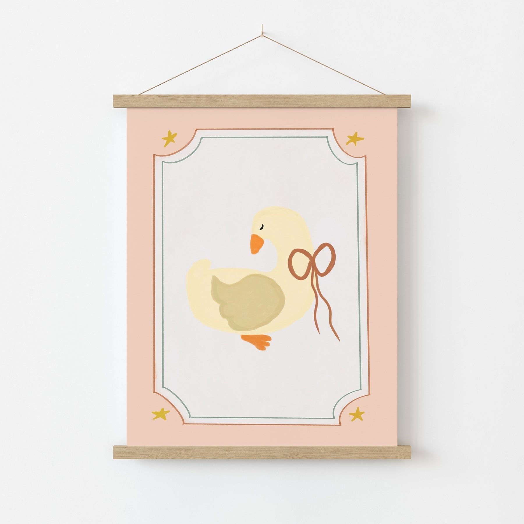 Simpatica decorazione murale con oca
