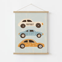 Vintage Cars Wall Art – Boys Room Decor