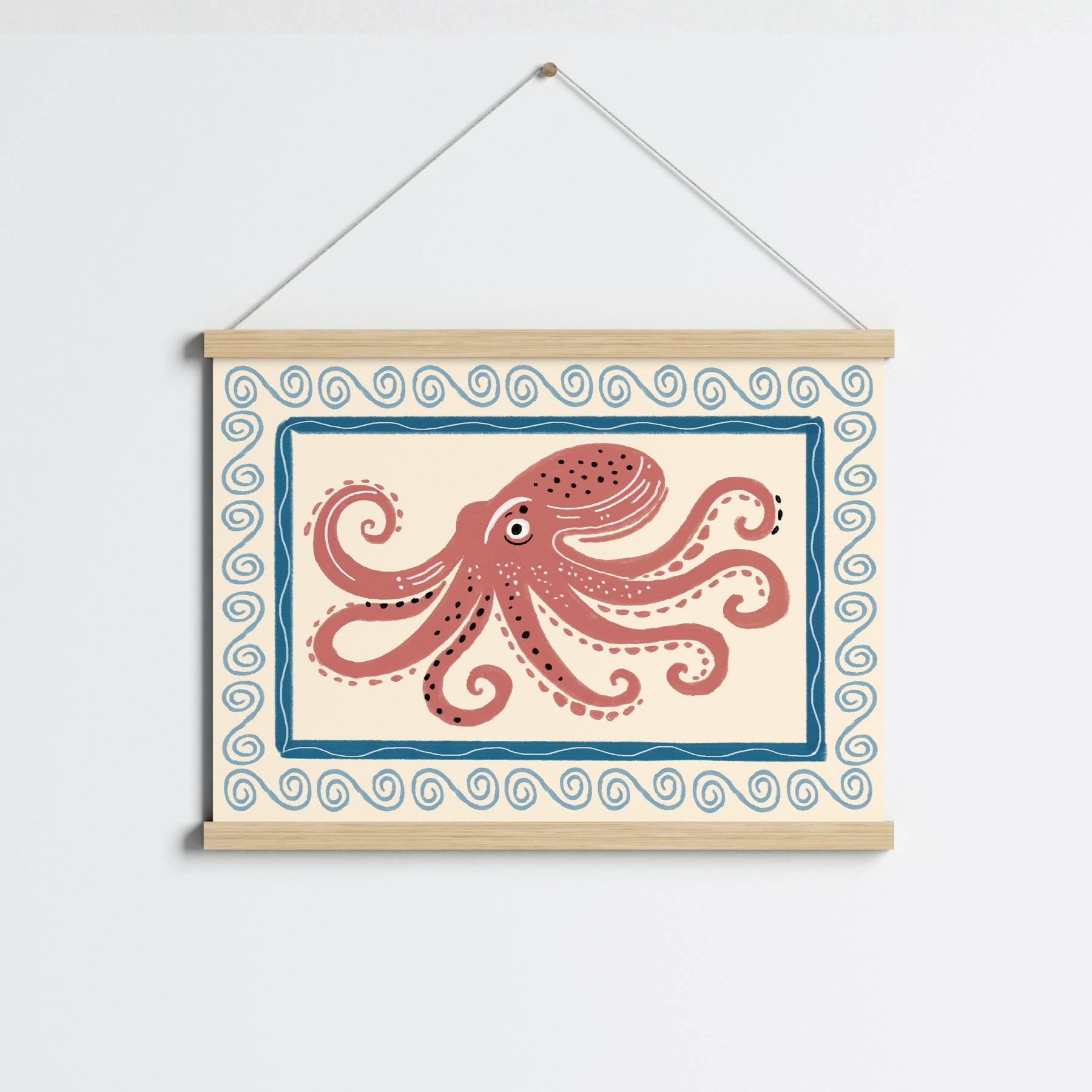 Vintage Octopus Wall Art