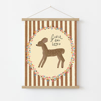 Gentle and Loved Nursery Wall Art