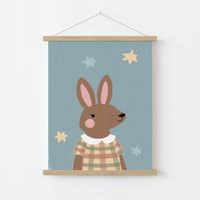 Cute Rabbit Kids Print