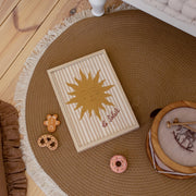 Le Soleil Beige Stripes - Nursery & Kids Wall Art
