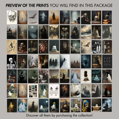 Vintage Halloween, over 1000 prints