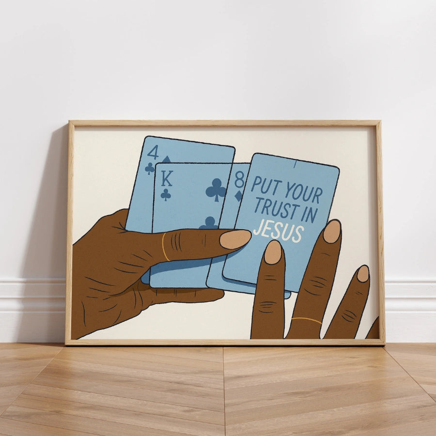 Put Your Trust in Jesus Playing Cards – Christian Faith Based Game Set