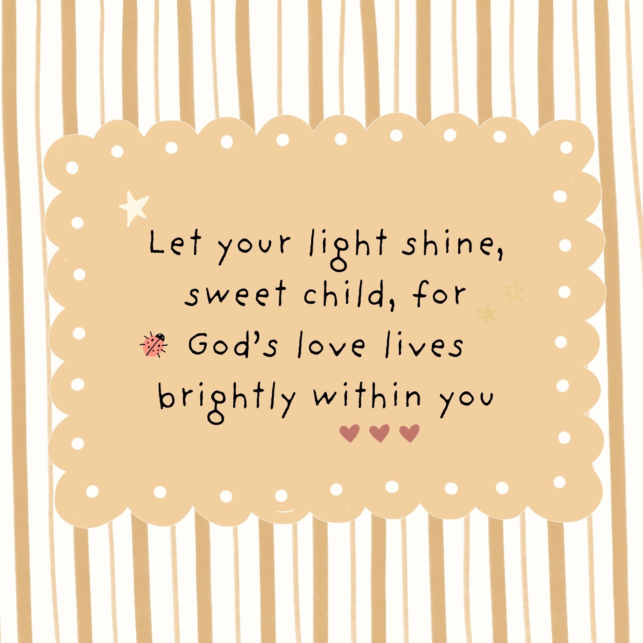 Décoration murale chrétienne pour chambre d'enfant