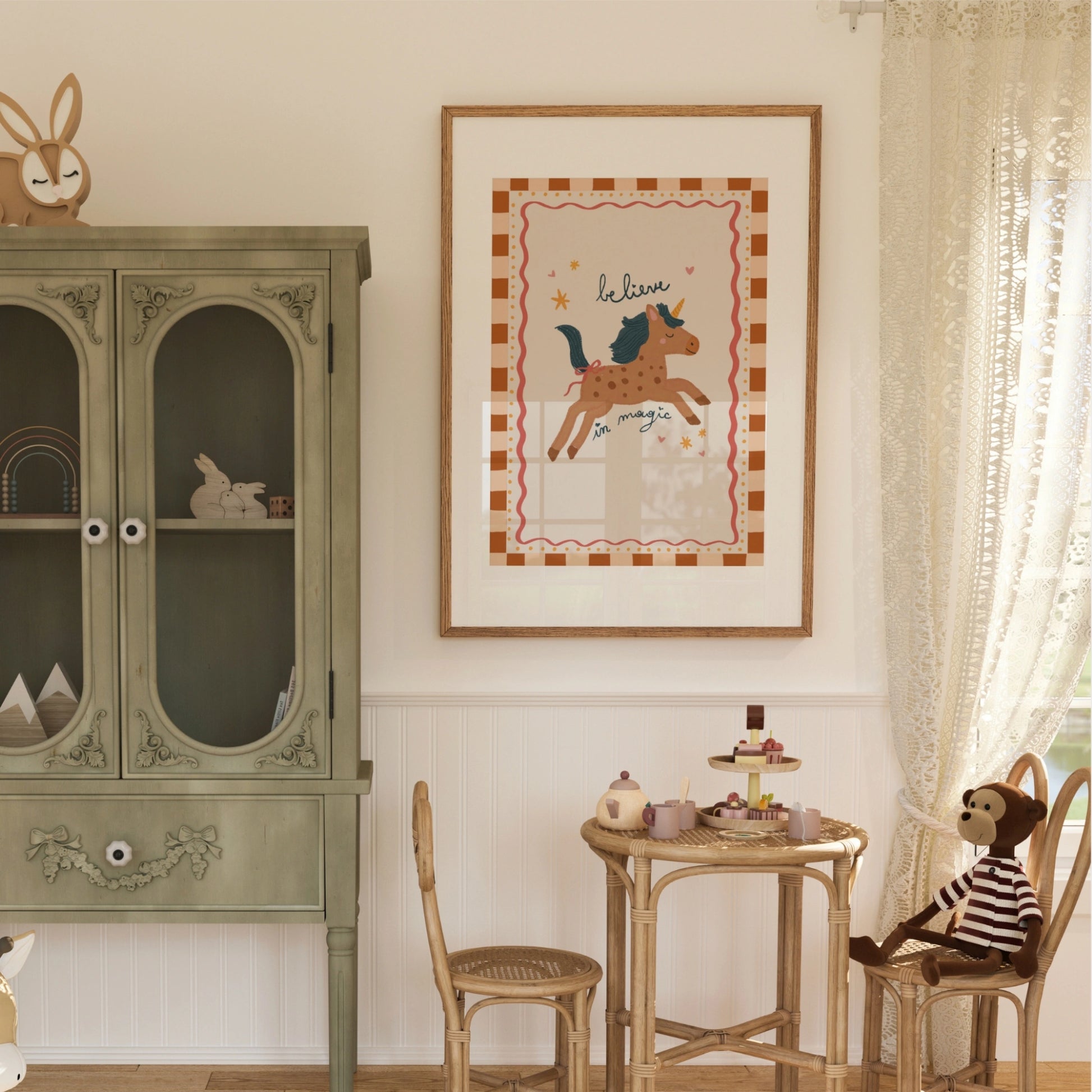 Stampa per cameretta unicorno