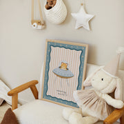 Tiger UFO – Nursery & kids wall art