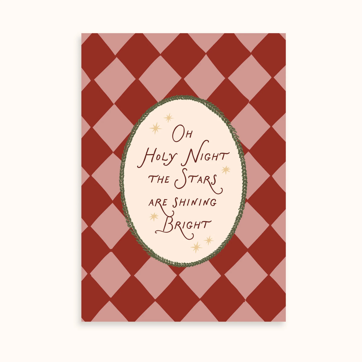 Weihnachtshase und O Holy Night – 3er-Set Weihnachtsposter